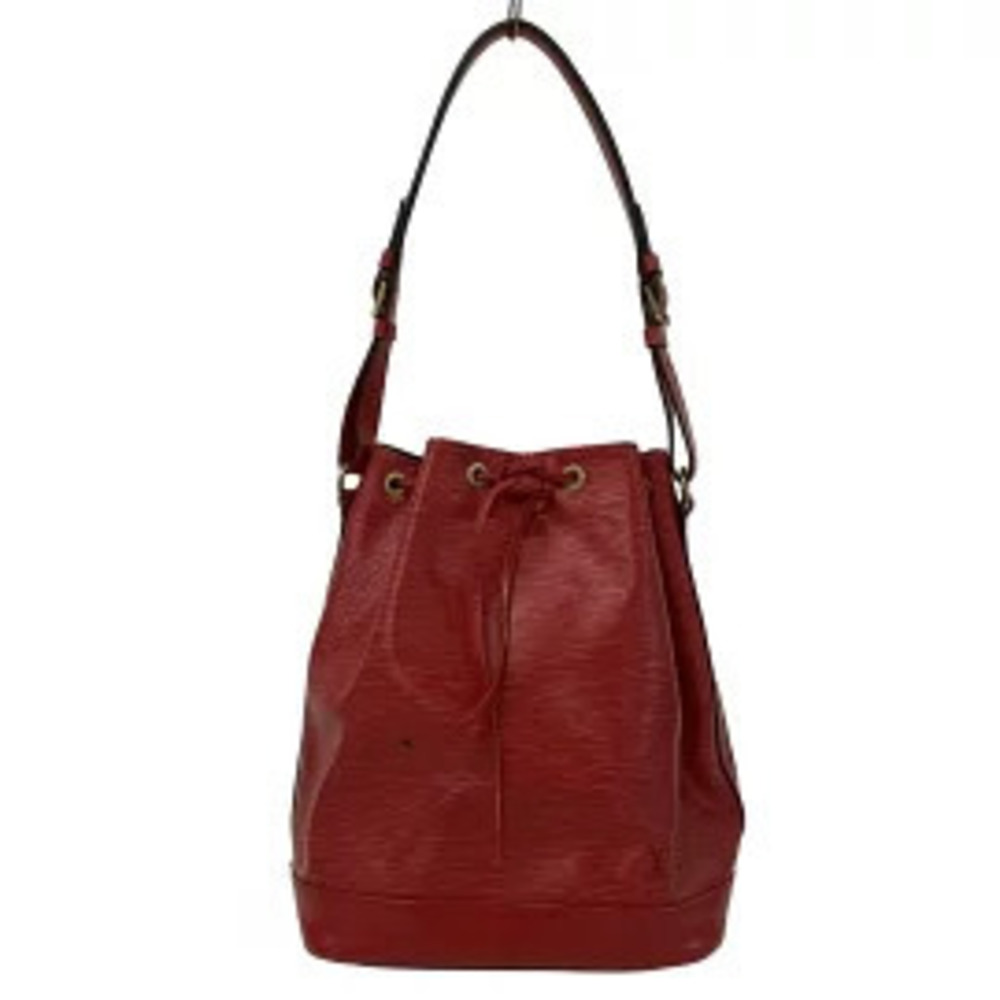 LOUIS VUITTON Noe Shoulder Bag Castilian Red Leather